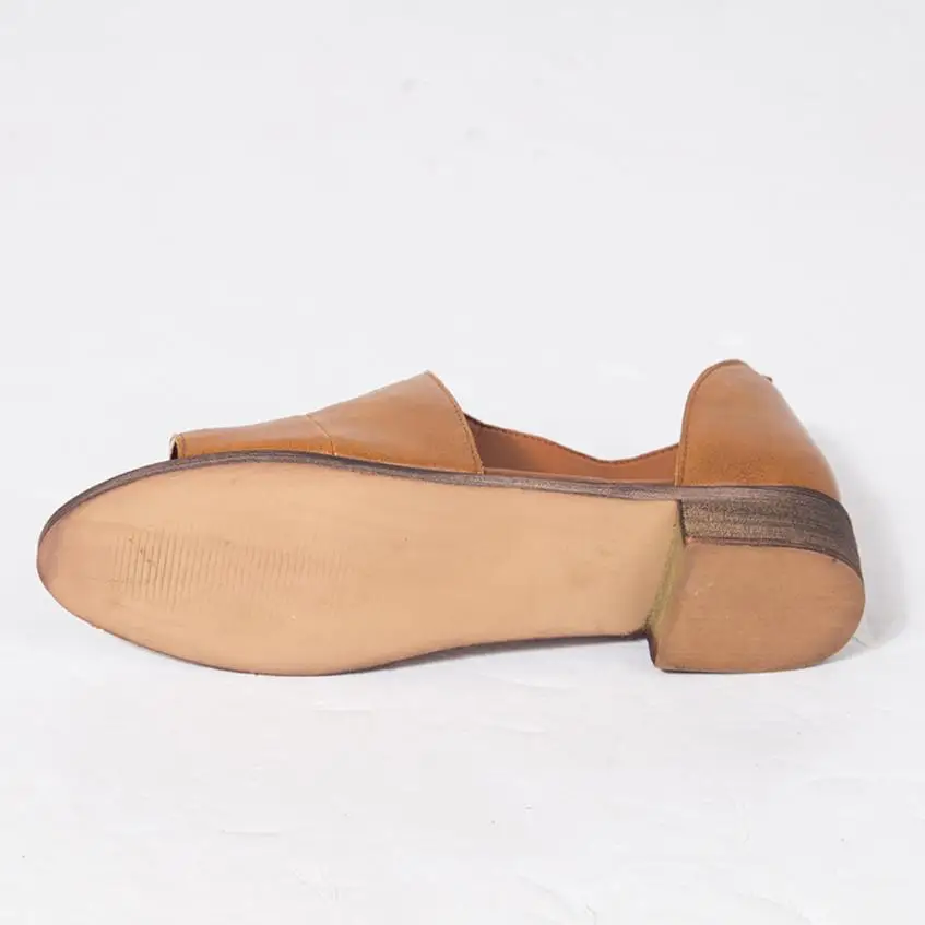 

FashionWomen Fashion Solid Color Pointed Toe Low Heel Rome Shoes Sandals women's summer footwear big size women shoe#4