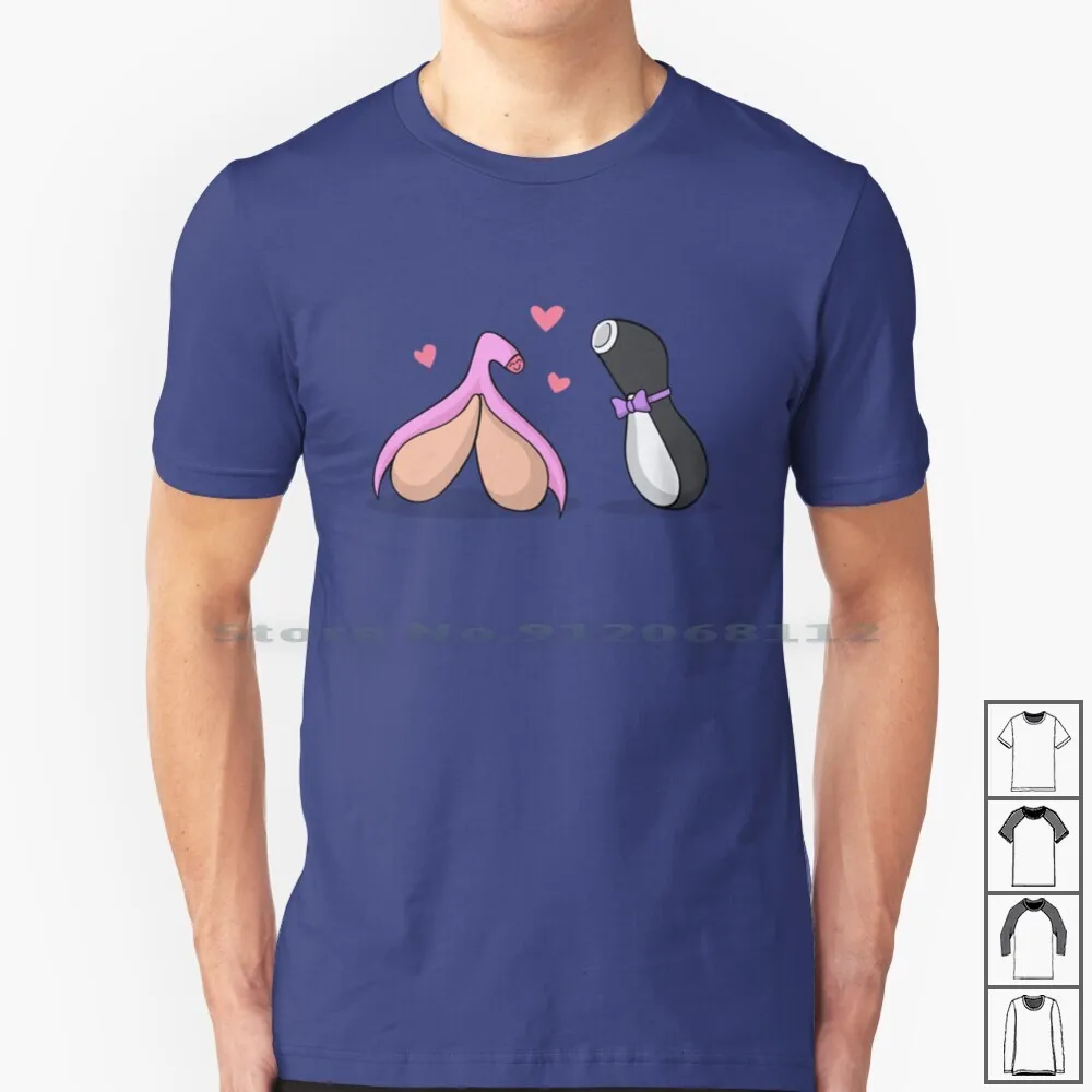 Футболка для клитора любви 100% хлопок Вагина Вульва любовь романтическое сердце