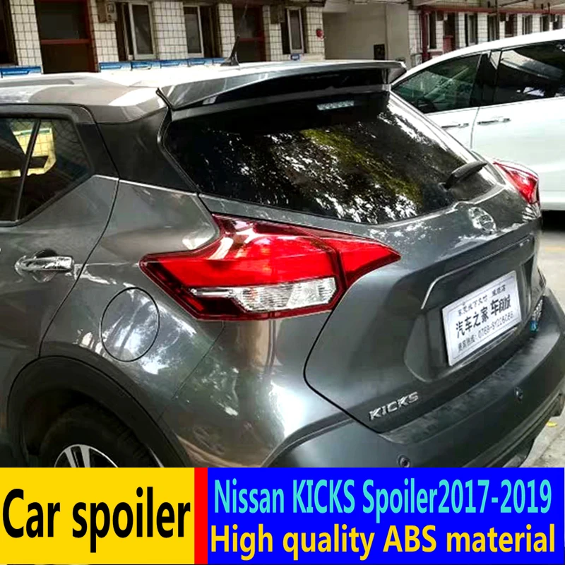 Задний спойлер для Nissan KICKS высокое качество АБС-пластик задний 2017-2019 | Автомобили