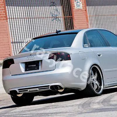 Задний спойлер на крышу A4 B7 для Audi 2005 2008 в стиле ABT из углеродного волокна|spoiler wing|lip