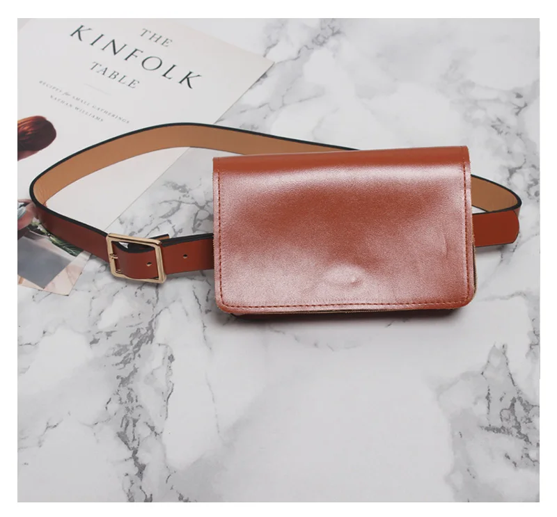 Brown waist bag Женская сумка под змеиную кожу, поясная сумка из искусственной кожи, поясная сумка из змеиной кожи, поясная сумка с ремешком, пляжные сумки на бедрах, Сумки из искусственной кожи, кошелек A33 - Цвет: Brown waist bag