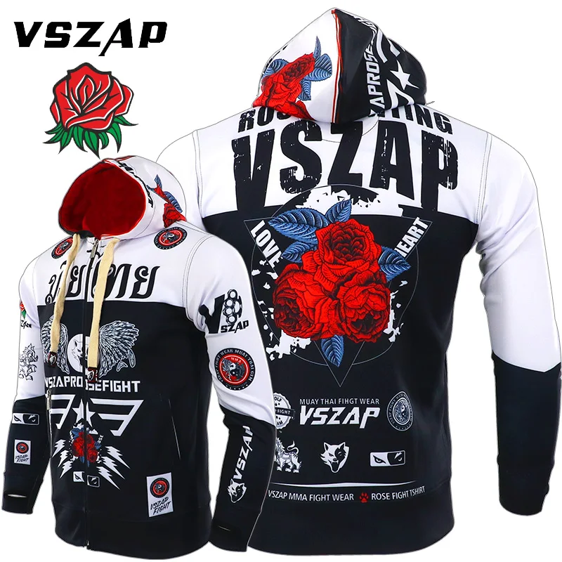 Мужская толстовка VSZAP черная стрейчевая Толстовка с длинным рукавом и принтом