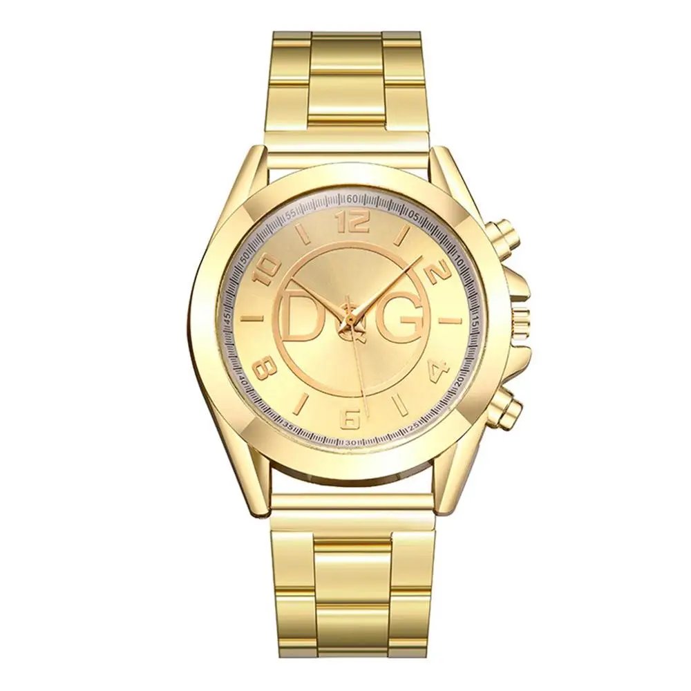 Роскошные Брендовые Часы золотые наручные часы reloj mujer Женские Мужские кварцевые часы Montre homme erkek saat accesorios mujer
