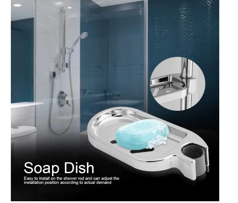 

Держатель для мыла в ванную комнату с полым дном, регулируемая направляющая для душа, регулируемая направляющая для душа, слайдер для мыла