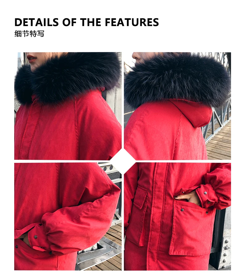 

Nice New Winter Jeanette Down Cotton Jacket Oversize Loose Long Section Of Thick Hooded Jacket