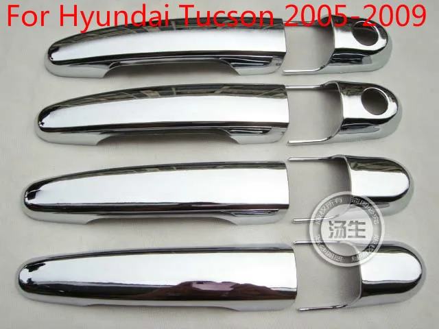 

For Hyundai Tucson 2005 2006 2007 2008 2009 2010 2011 2012 2013High-quality ABS Chrome Door Handle Cover Car-styling Car-covers