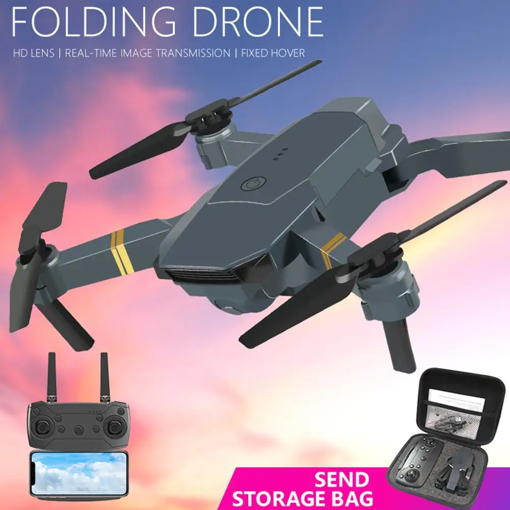 

E58 Quadcopter 720P/1080P/4K Foldable Drone Portable HD Wide Angle Aerial Photography Drone RC Drone Toy With Tracking Shooting