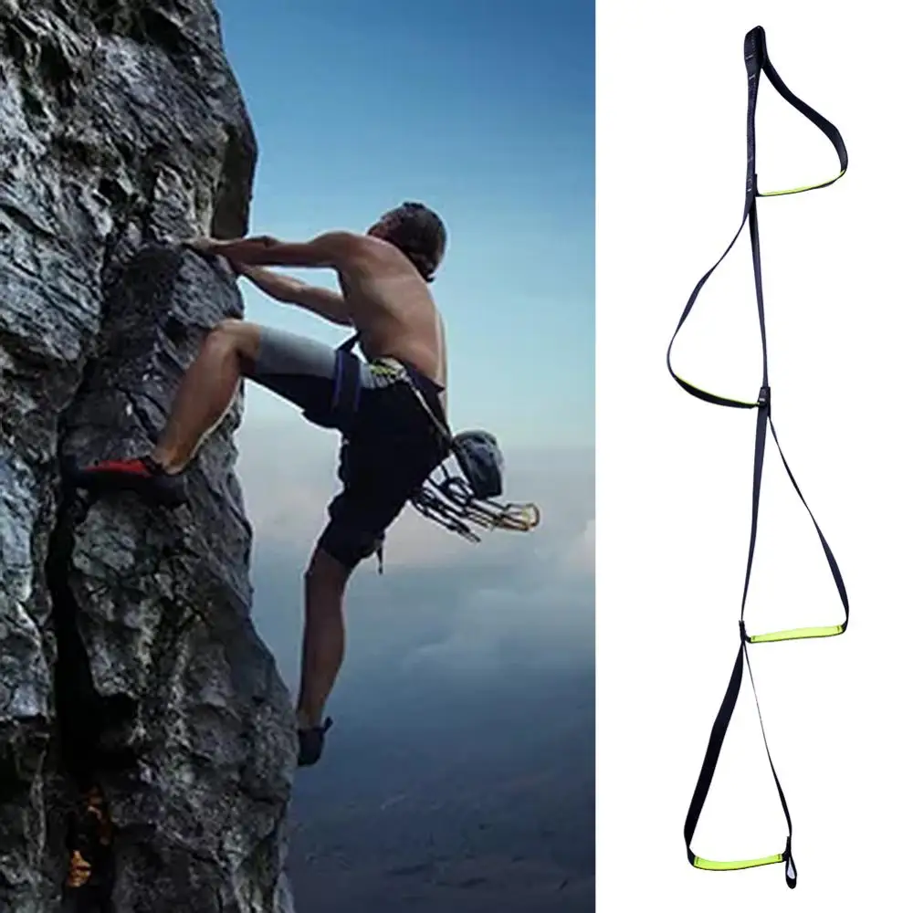 Веревка для скалолазания 23 кг плоский ремень ступенек уличный инструмент пешего