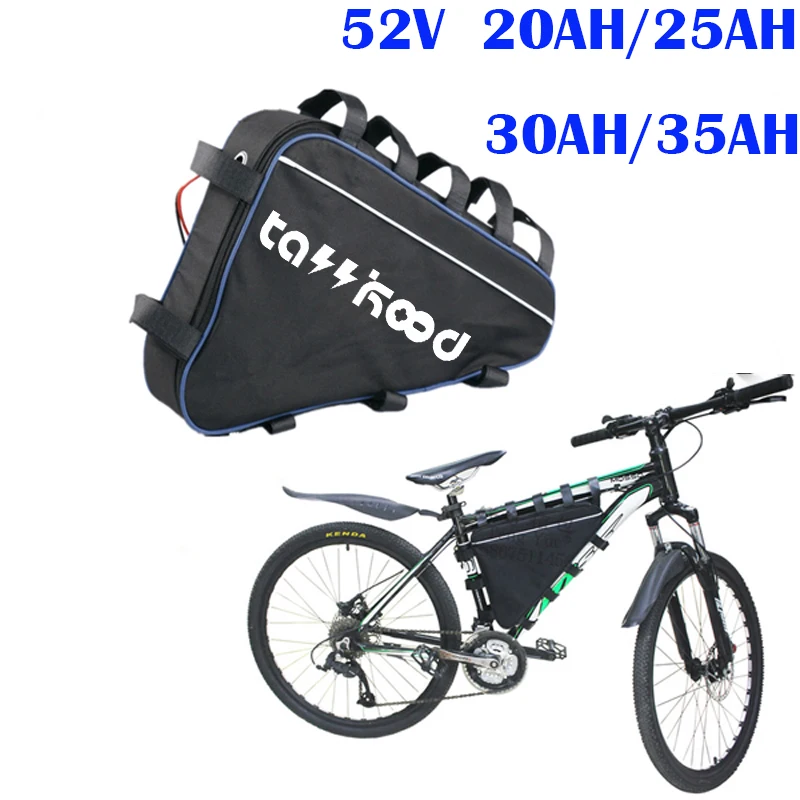 

52V/48V 1500W Ebike Battery 52V/48V 25Ah 20ah 30ah Electric Bike Bicycle Batteries for Bafang 1000W BBSHD BBS03 750W 500W BBS02