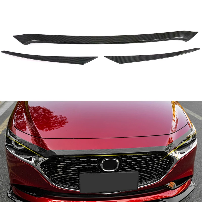 Для Mazda 3 M3 Axela 2019 2020 автомобильные аксессуары ABS передняя головка крышка двигателя