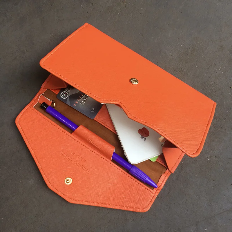 Модный женский деловой Длинный кошелек из качественной кожи в комплекте