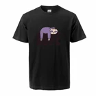 Футболка Kawaii Nope Sleeping с милым животным принтом, Классическая футболка в стиле хип-хоп, лето 2020, унисекс, 100% хлопок, футболки Harajuku, мужские футболки Ropa