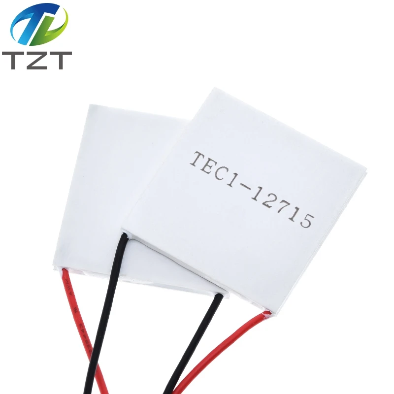 TEC1 12715 136 8 W 12V 15 4 V 15A TEC Термоэлектрический охладитель Пельтье (TEC1 12715) Если вам