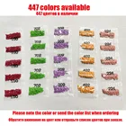 Полный раундплощадь дрель DMC 447 Цвета алмазных резцов Стразы Алмазная вышивка крестиком на рисунке, камень хрустальный шарик аксессуар