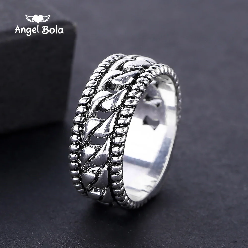 Мужские Винтажные кольца с Буддой роскошные ювелирные изделия в стиле панк