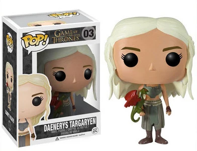 FUNKO Игра престолов Арья Старк дрогон Джон Сноу серый ветер Дейенерис экшн-фигурка модель виниловые фигурки
