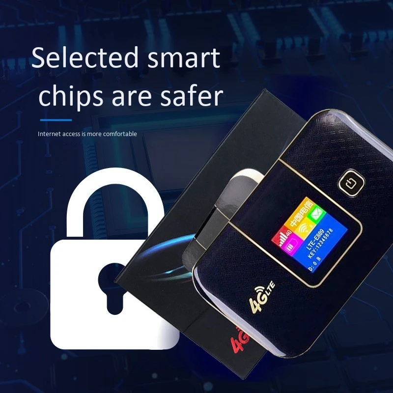 Unlocked 4G Router Lte Wifi Network Card Portable 150Mbps Wifi Router Hotspot 6800Mah Charging for Mobile Tablet Pc