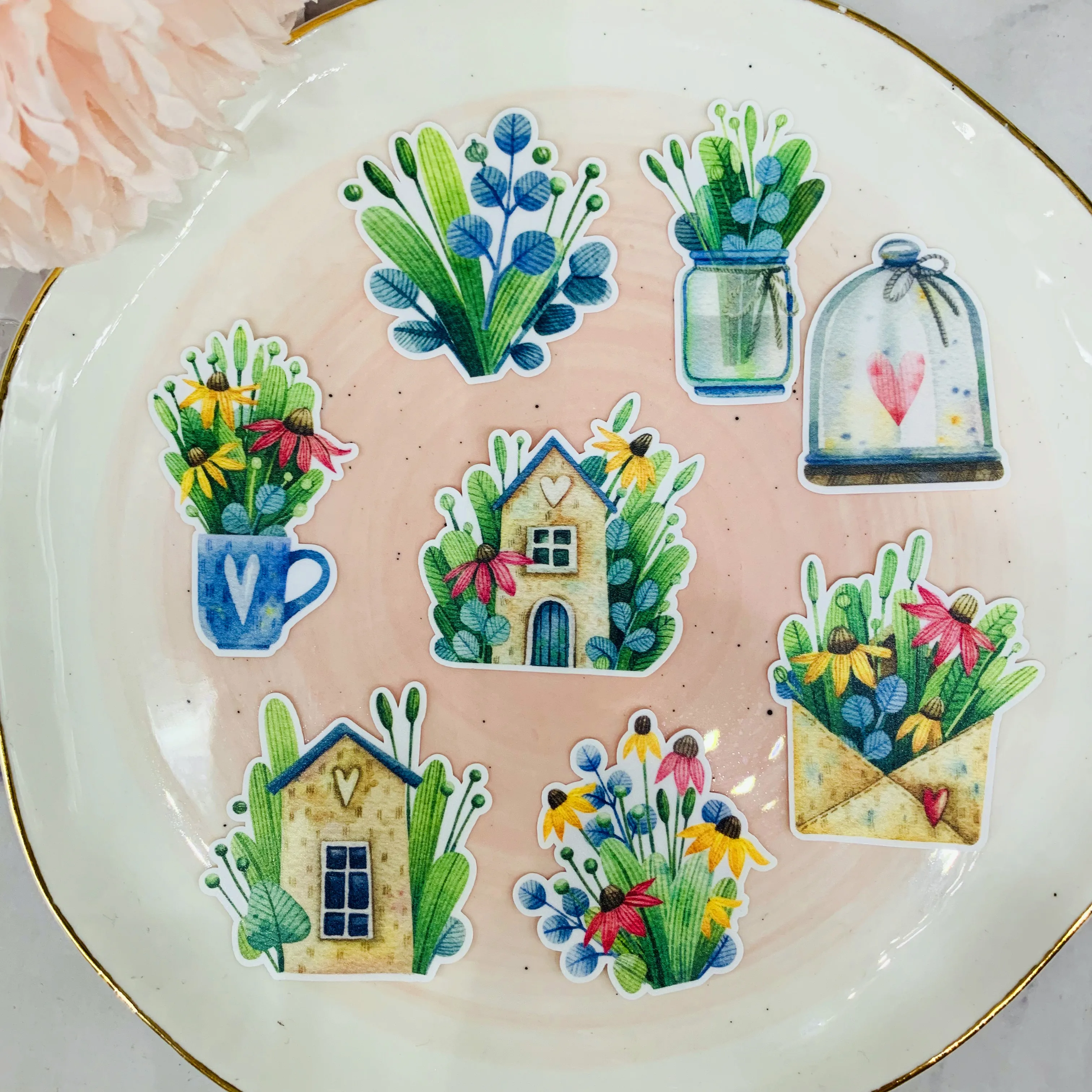 22 шт. Цветочная ваза для растений стикер дома DIY художественные фотоальбомы