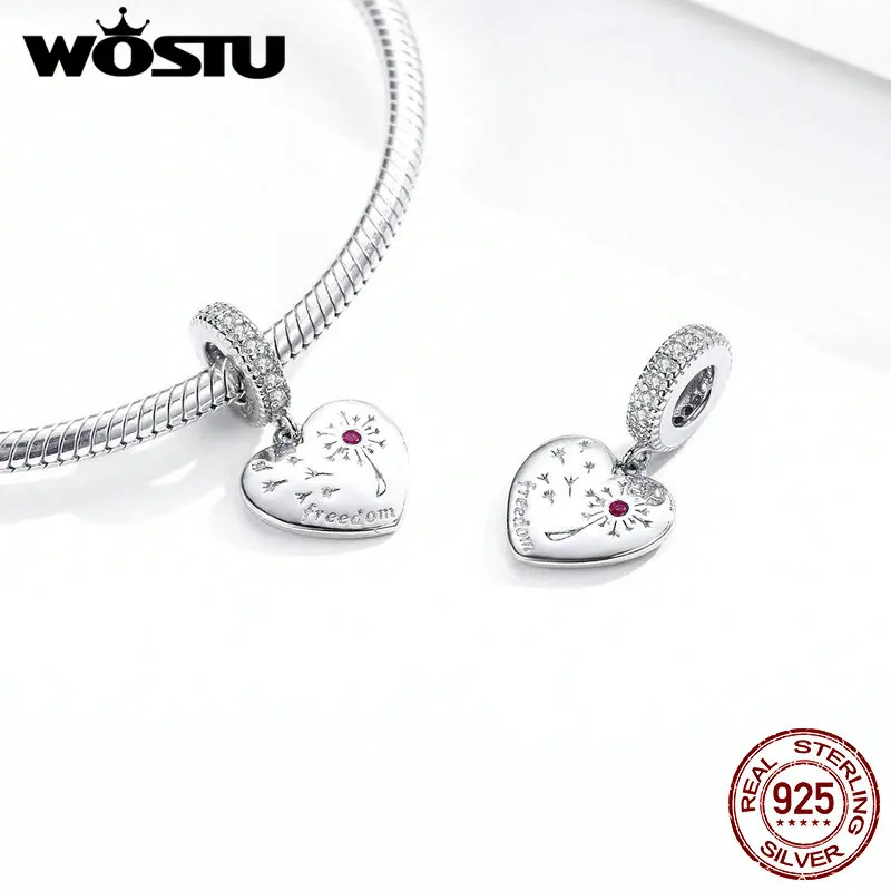 Подвеска для браслета из серебра 925 пробы с зеленым Цирконом | Украшения и