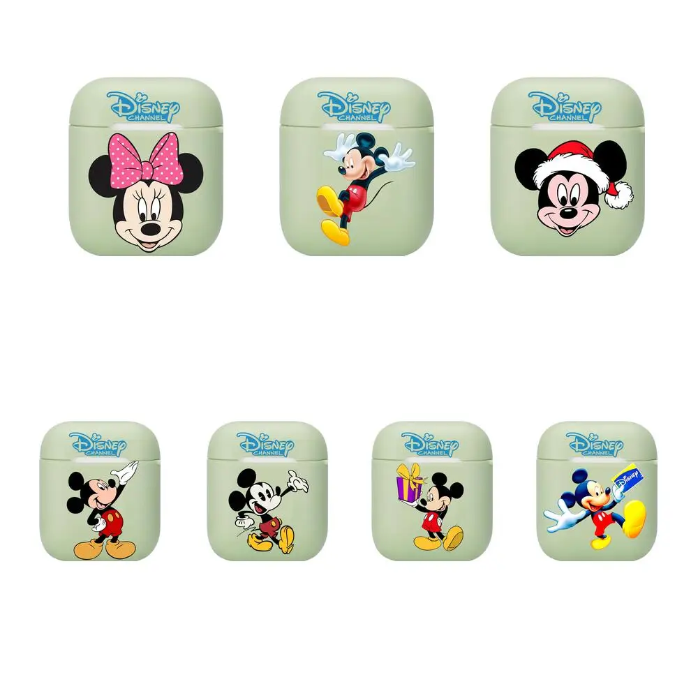 

disney Mickey Soft Silicone Cases For Apple Airpods 1/2 Protective Case Bluetooth Wireless Earphone Cover For Apple Air Pods