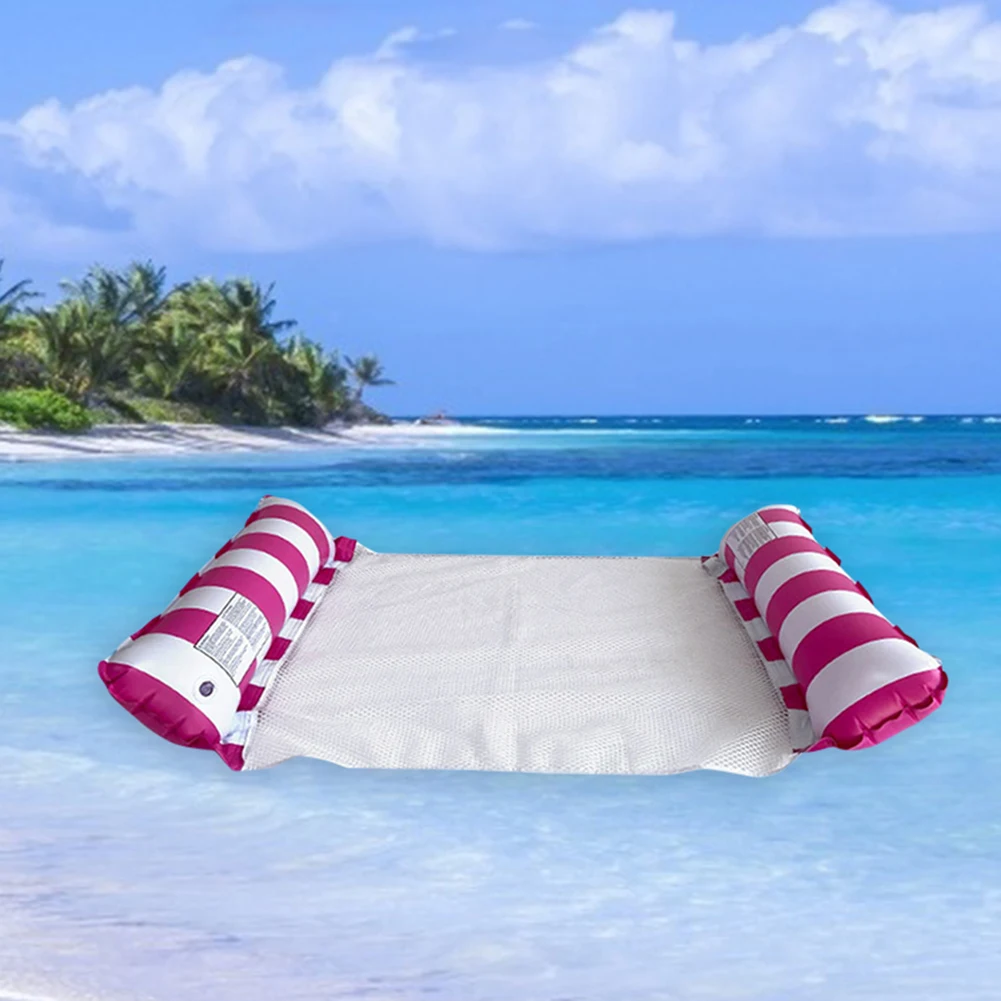 

Water hammock recliner inflatable floating Swimming Mattress sea swimming ring Pool Party Toy lounge bed for swimming