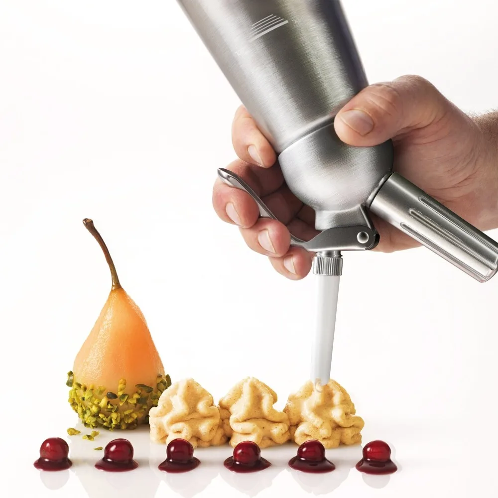 2019 500 мл полностью алюминиевый дозатор для взбитых сливок Pint Gourmet Whipper из