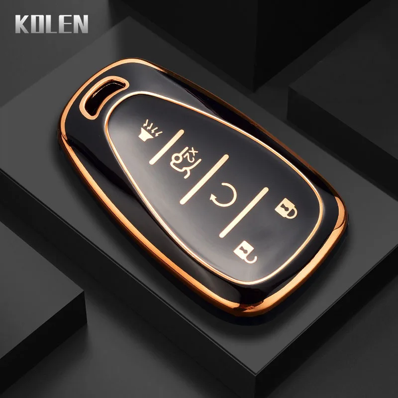 

Новый чехол из ТПУ для автомобильного дистанционного ключа, брелок для Chevrolet Chevy Camaro Cruze Malibu Sonic Volt Tracker Spark Bolt Trax Keyless