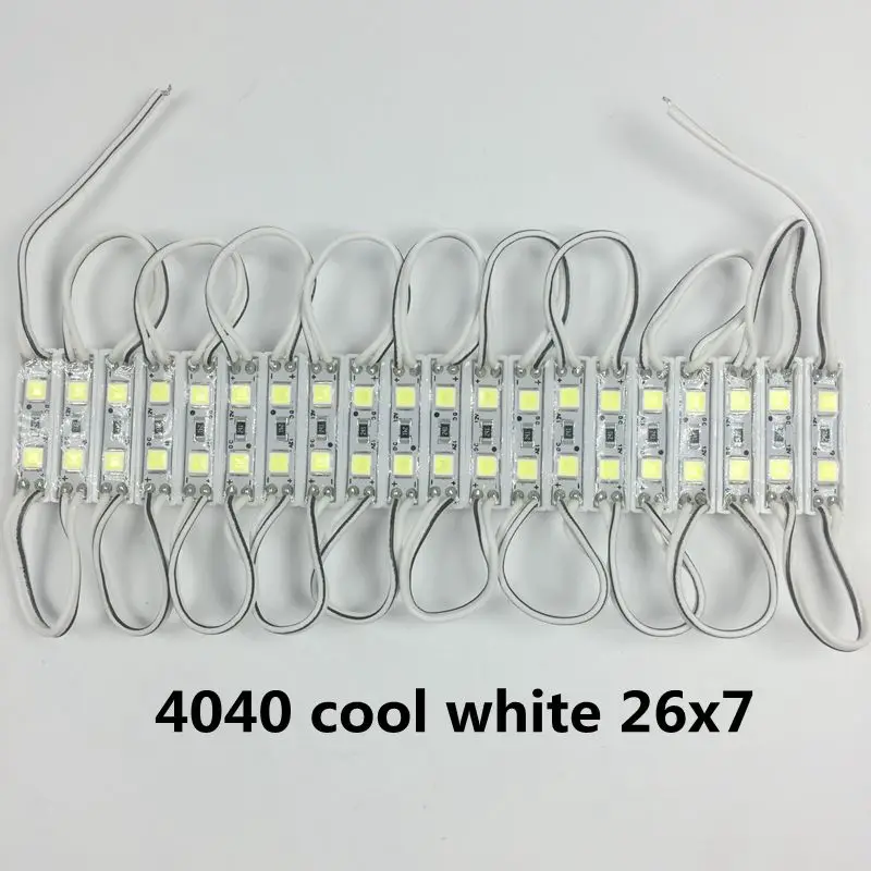 

1000pcs Led Modules 4040 5730 SMD LED Module DC12V Waterproof Cool White for Signage Super Brighter Wholesale