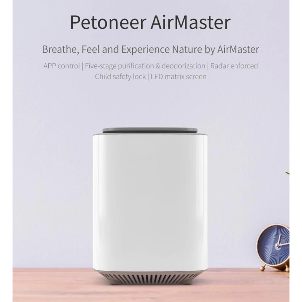 

Mini Smart Home Pet Air Purifier for Home Bedroom EU Plug Air Freshing System