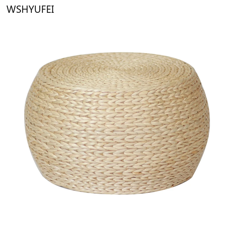 Прямые домашние соломенные коврики для смены обуви табурет дома спальни