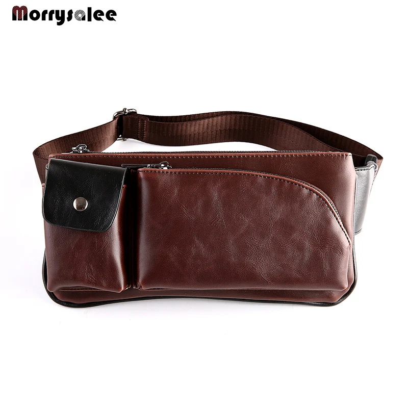 2022 Men Messenger Designer PU Leather Small Chest Bag Men Sling Messenger bag Fashion Travel Crossbody Bags Waist Bags
