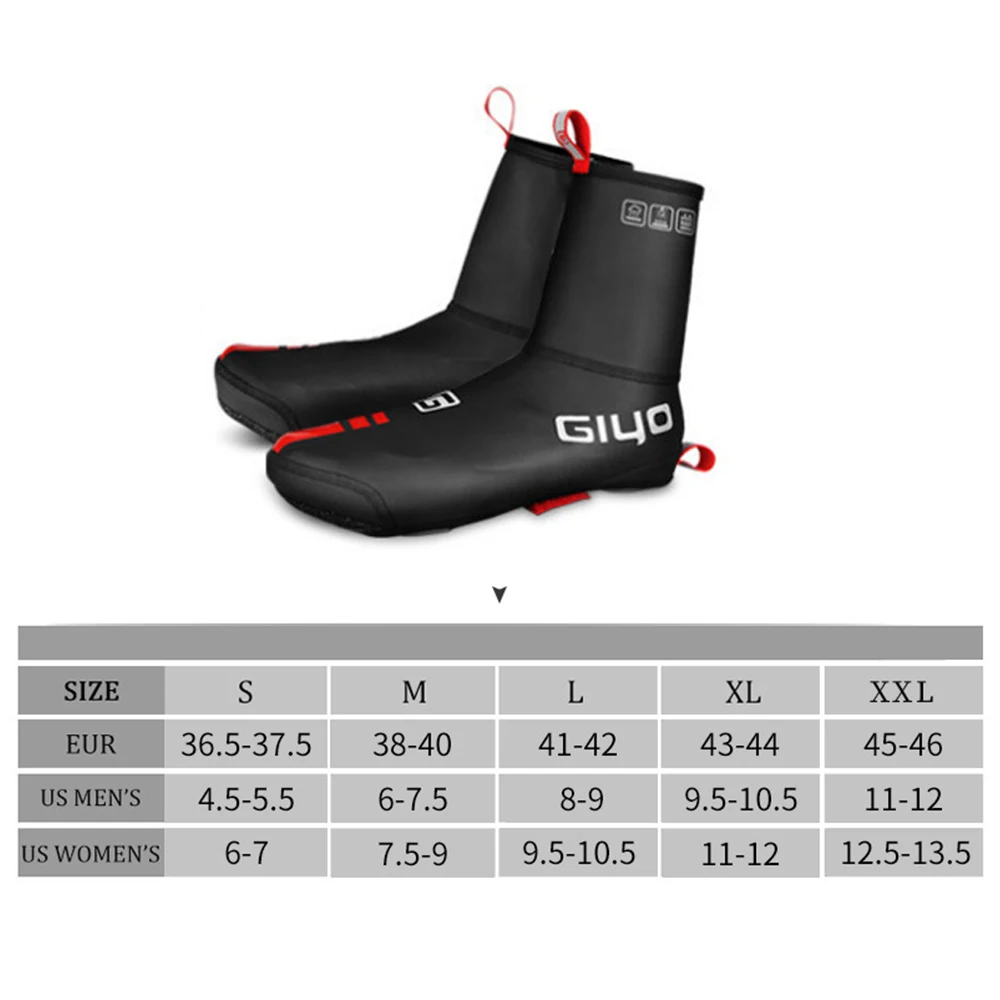 

Men Women Cycling Shoes Covers Windproof Winter Thermal Bike Bicycle Overshoes Warmer Riding Accessories