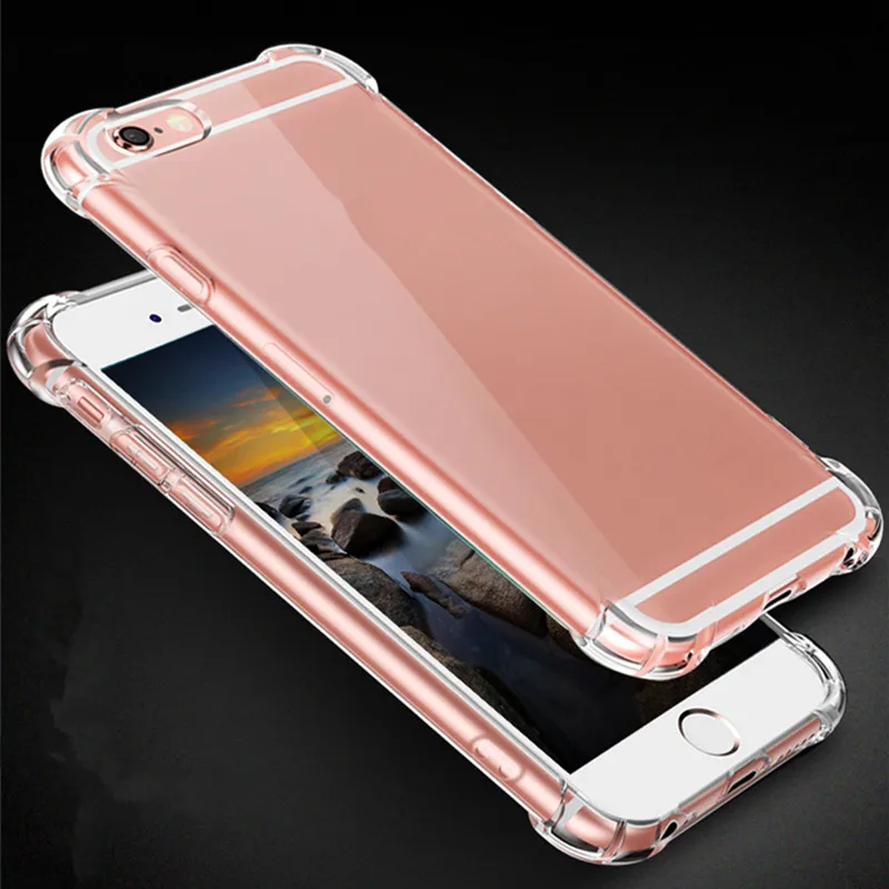 Прозрачный силиконовый мягкий ТПУ чехол для 7 7Plus 8 8Plus X XS MAX XR Прозрачный чехол для телефона для iPhone 11 Pro Max 5 5S SE 6 6s Plus чехол