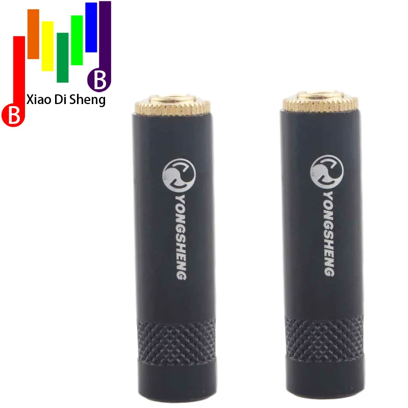 3 5 мм Женский аудиоразъем для наушников алюминиевый сплав полюса HiFi наушники