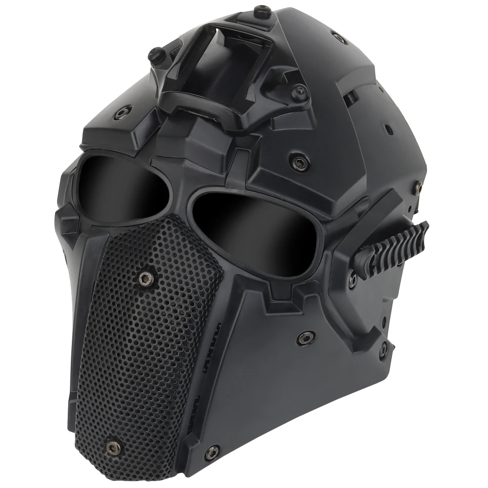 

New Military Airsoft Paintball Protrctive Helmet Tactical Army Full Face Mask for Outdoor CS Wargame Shooting Mask Accessories