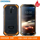 Смартфон DOOGEE S40 защищенный, степень защиты IP68IP69K, ОС Android 9,0, экран мобильный телефон дюйма, процессор MT6739 четыре ядра, 3 ГБ + 32 ГБ2 ГБ + 16 ГБ, камера 8 МП