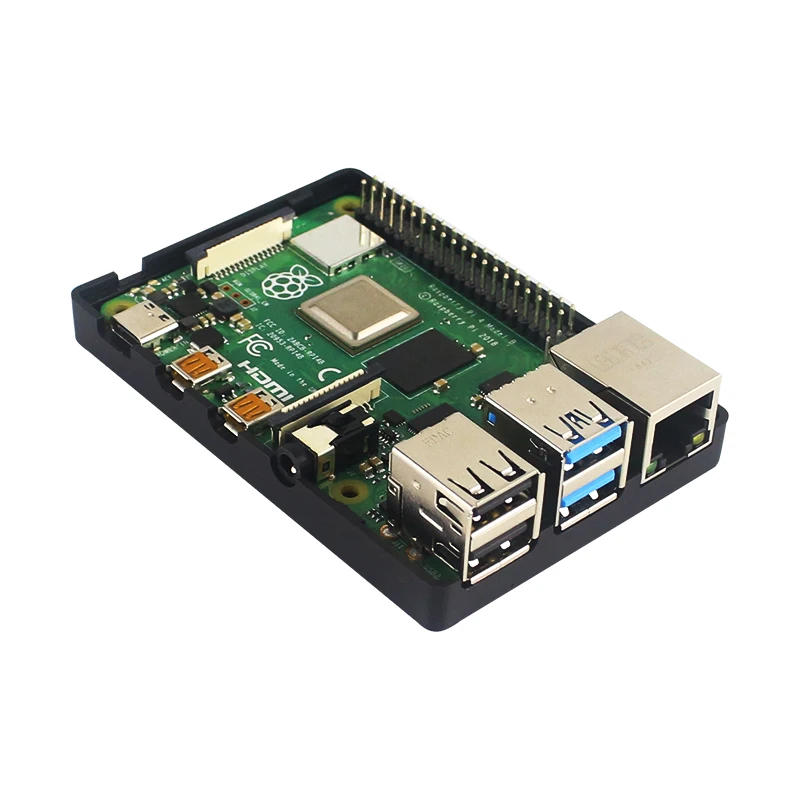 Raspberry Pi 3 Model B+ 3,5 дюймов сенсорный экран 480*320 TFT lcd+ ABS Чехол черный серый коробка также для Raspberry Pi 4 Модель B/3B
