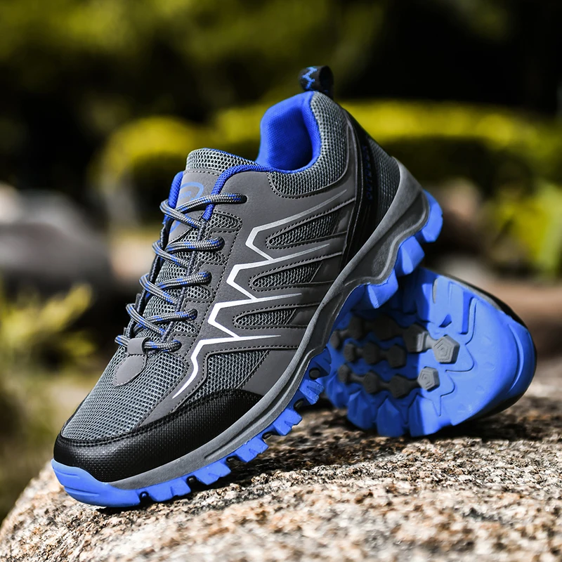 

Winter/Autumn Casual Shoes Men Comfortable Walking Ankle Boots Footwear High Quality Outdoor Sneakers Mountain Climbing Lace-Up