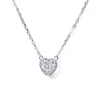 Tianyu драгоценных камней, ожерелье с подвеской любящее сердце, женские серебряные ювелирные изделия аксессуары 5*5 мм6,5 мм механический 925 цепи ожерелье Классический дизайн подарки