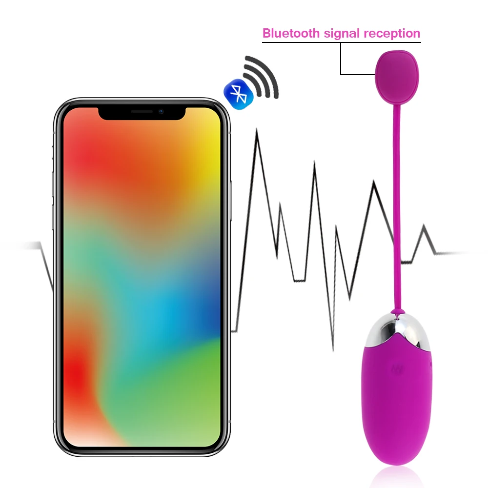 APP контролируемый Вибратор G Spot вибрационный Яйцо Клитор Массажер с 12 режимами