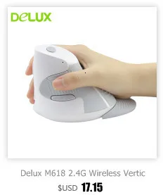 Delux Gamer Gaming T9X механическая клавиатура мышь комбинированная профессиональная Проводная клавиатура с одной рукой M618 Plus RGB вертикальная мышь