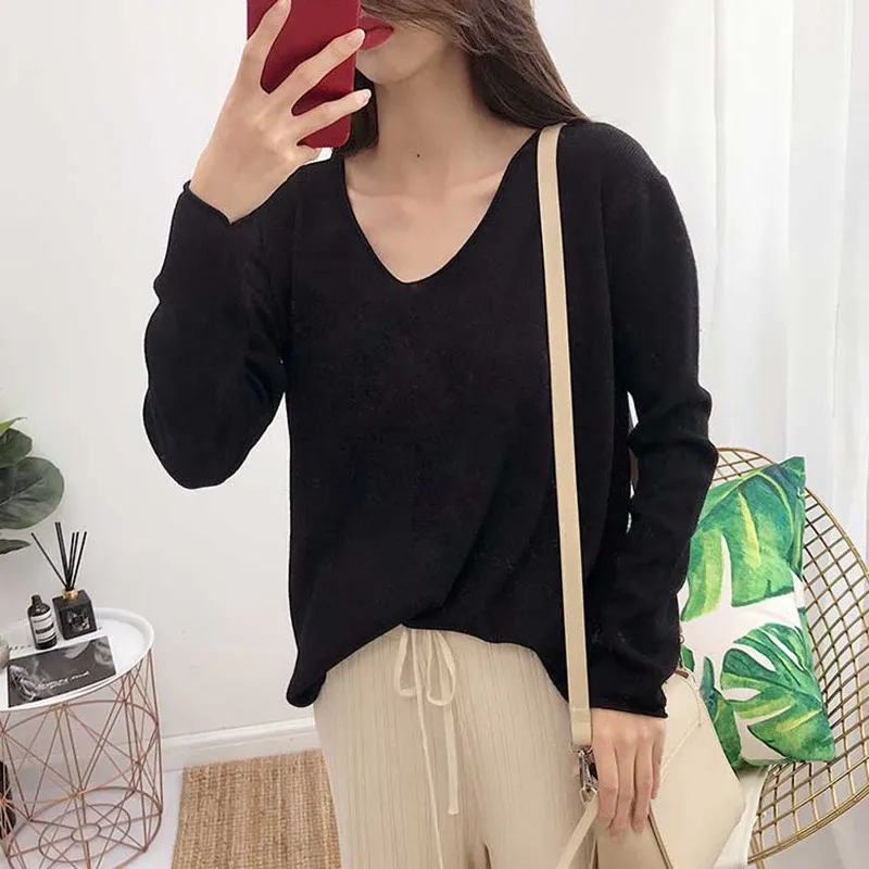 

Cashmere Knitted Sweater Women Pullovers Turtleneck Autumn Winter Basic Women Sweaters Loose Sweater W1