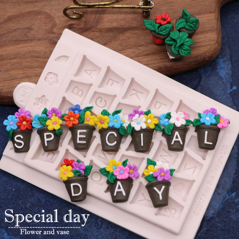 Силиконовая форма для выпечки цветов букв алфавита | Дом и сад
