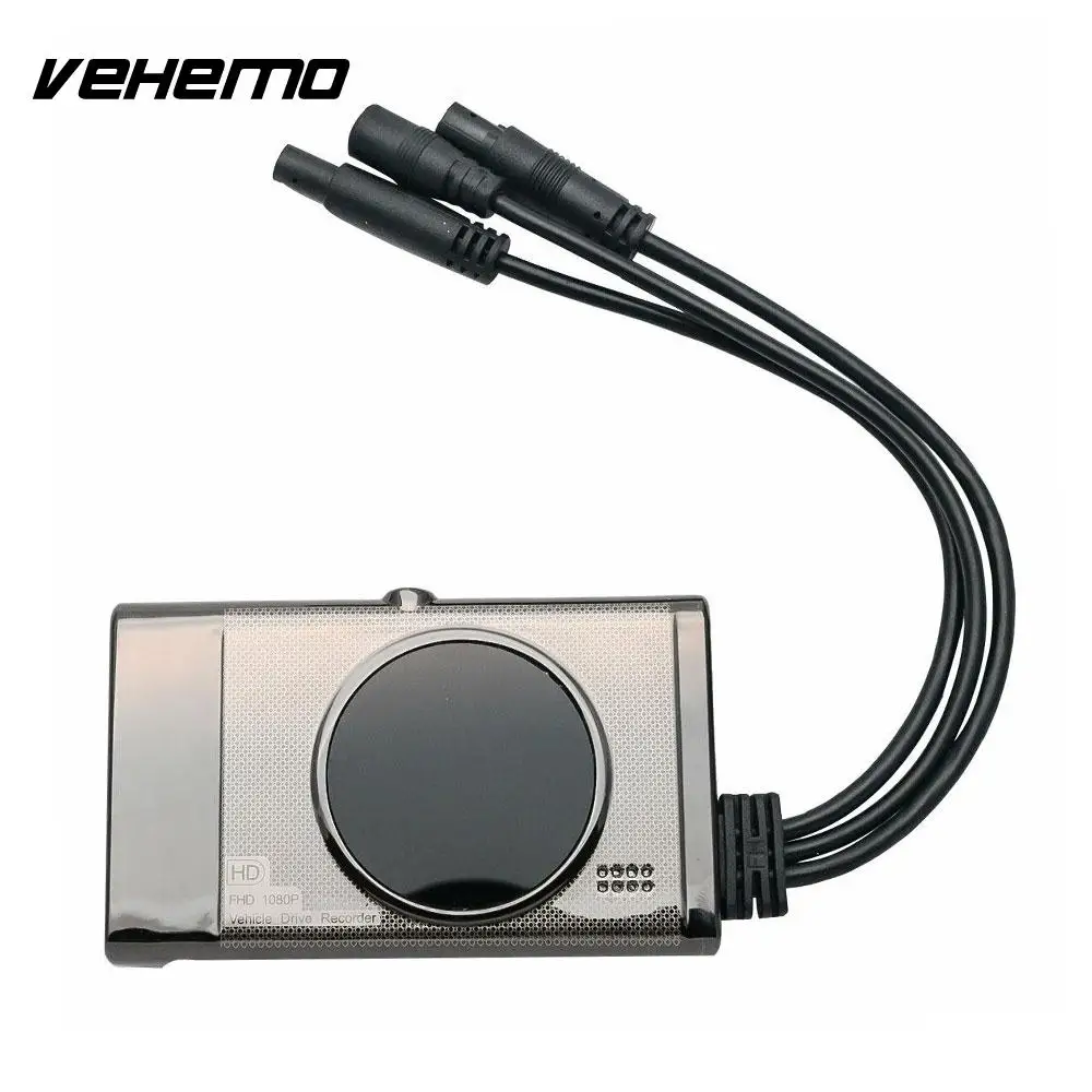 

Universal Driving Recorder Motorbike Recorder Loop Recording Durable Dash Cam for 140 Degree Dual Camera Night Vision for 3Inch