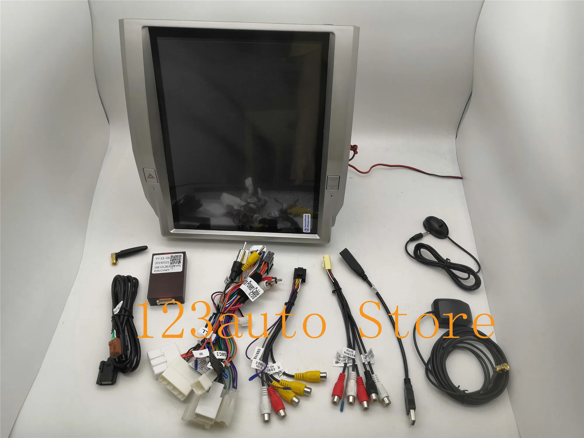 12 1 дюймов Вертикальный стиль Тесла Android 9 0 автомобильный без DVD GPS навигатор плеер