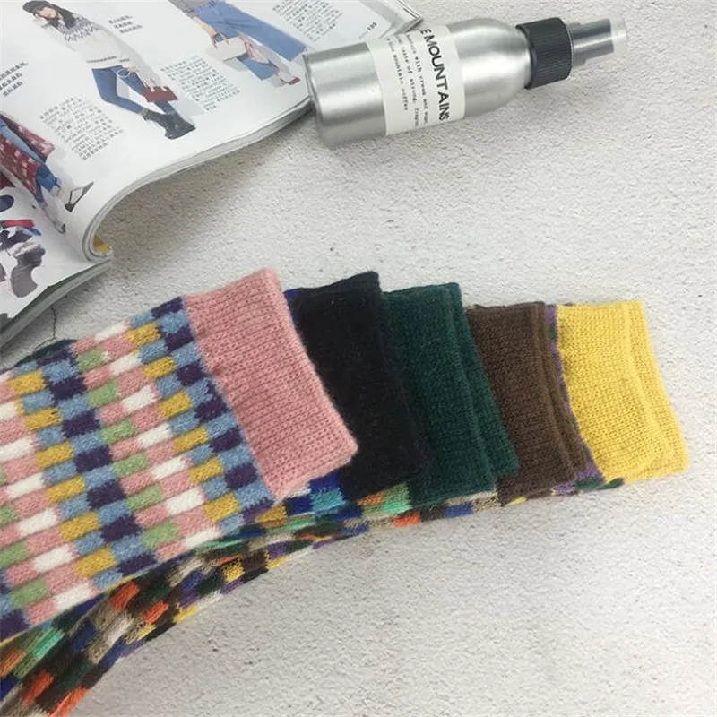 

High quality women's socks warm 5pairs/lot autumn-winter comfortable wool sock women's and ladies christmas socks