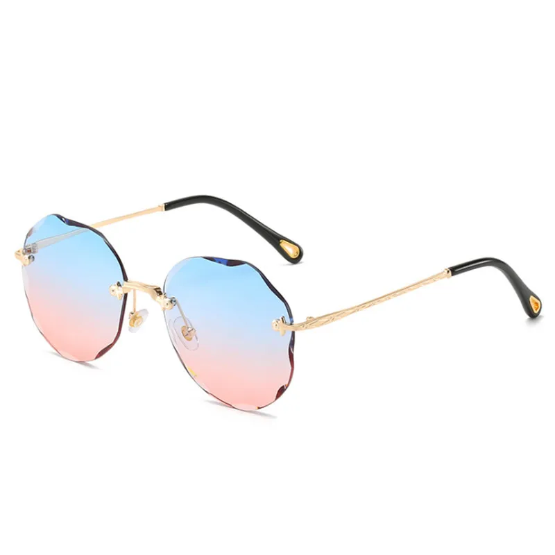 VWKTUUN солнцезащитные очки для женщин 2020 оверсайз без оправы Oculos UV400 оттенки