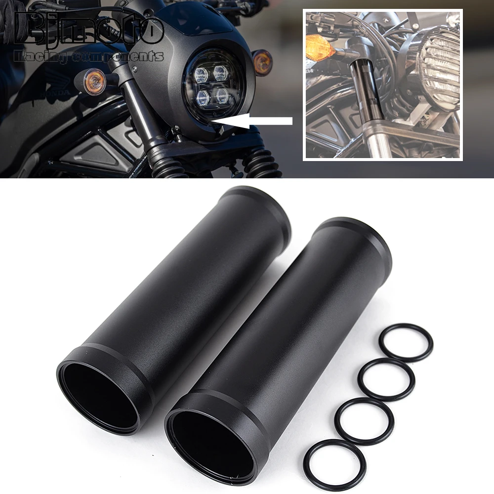 

CMX300 CMX500 Front Fork Boot Shock Absorber Tube Pipe Protector For Honda Rebel CMX 300 500 2020-2021