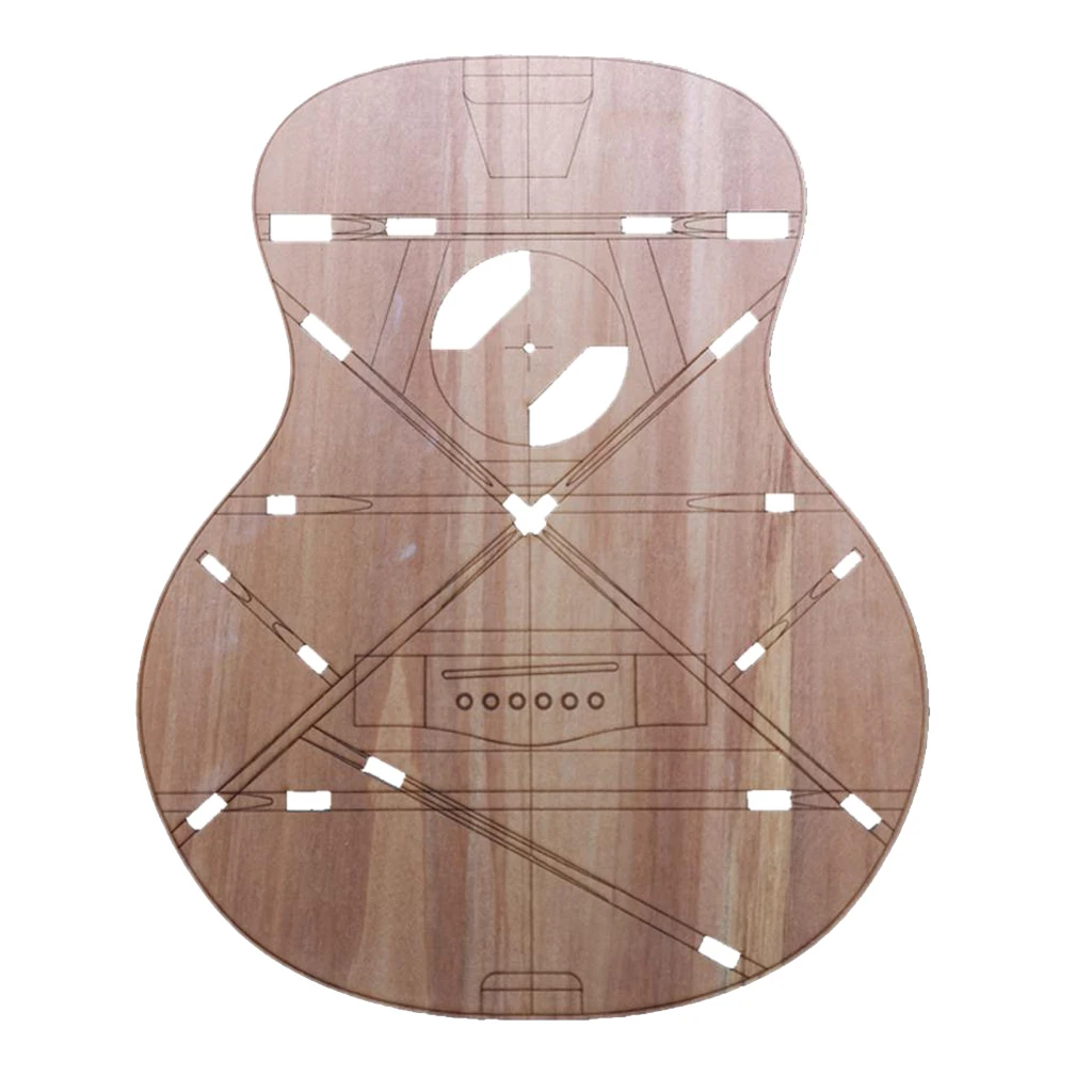 

DIY Folk Guitar Body Part Guitar Body Template Folk Guitar Accessory Wood