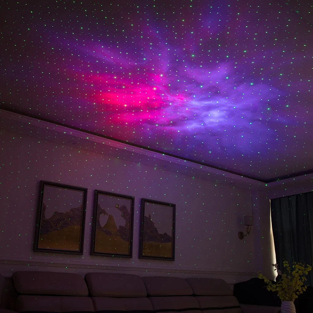 Проектор звездный 8 режимов галактика со светодиодом туманность облако Звездный